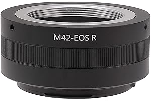 Fotga M42-EOSR M42 to RF Lens Adapter, Full Metal Manual Focus Adapter for M42 Mount Lens for Canon EOS R Series R5 R6 R7 R8 