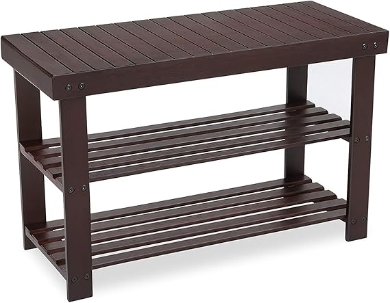 ZXJshyp Bamboo Schuh Bench, Schuhzahnstange for Boote, Entryway