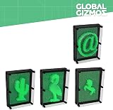 Global Gizmos Glow in the Dark Pin Art Impression Toy 18x13 cm view 6