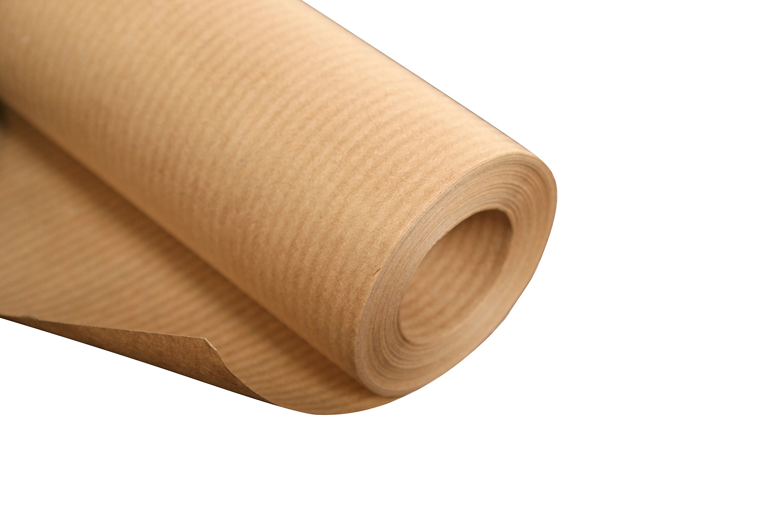 Clairefontaine - Ref 975002C - Kraft Paper (25 Sheets) - A3 (420 x 297mm) Sized - Natural Brown, Smooth Side & Ribbed Side, 120gsm Paper, Acid Free, pH Neutral