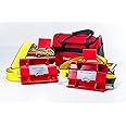 TruckClaws Commercial Truck Emergency Traction Aid Kit– (2) traction cleats, (2) 54 inch long straps, (2) heavy duty ratchets and (1) carry bag. For big rigs and large trucks with a GVW over 35,000lbs