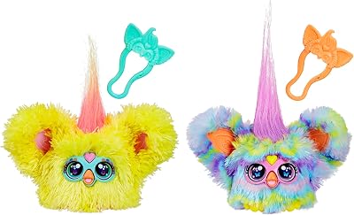 Furby Furblets Spring Plush 2-Pack Keychain Tiny Toys Furby Brand