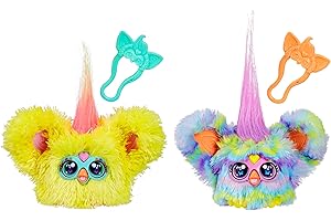 Furby Furblets 2 Pack of Spring Mini Friends Nug-Ette & Swee-Dee, Easter Egg & Chick Themed, Electronic Plush Toys, Multicolor, Back to School Gifts, Ages 6+ (Amazon Exclusive)