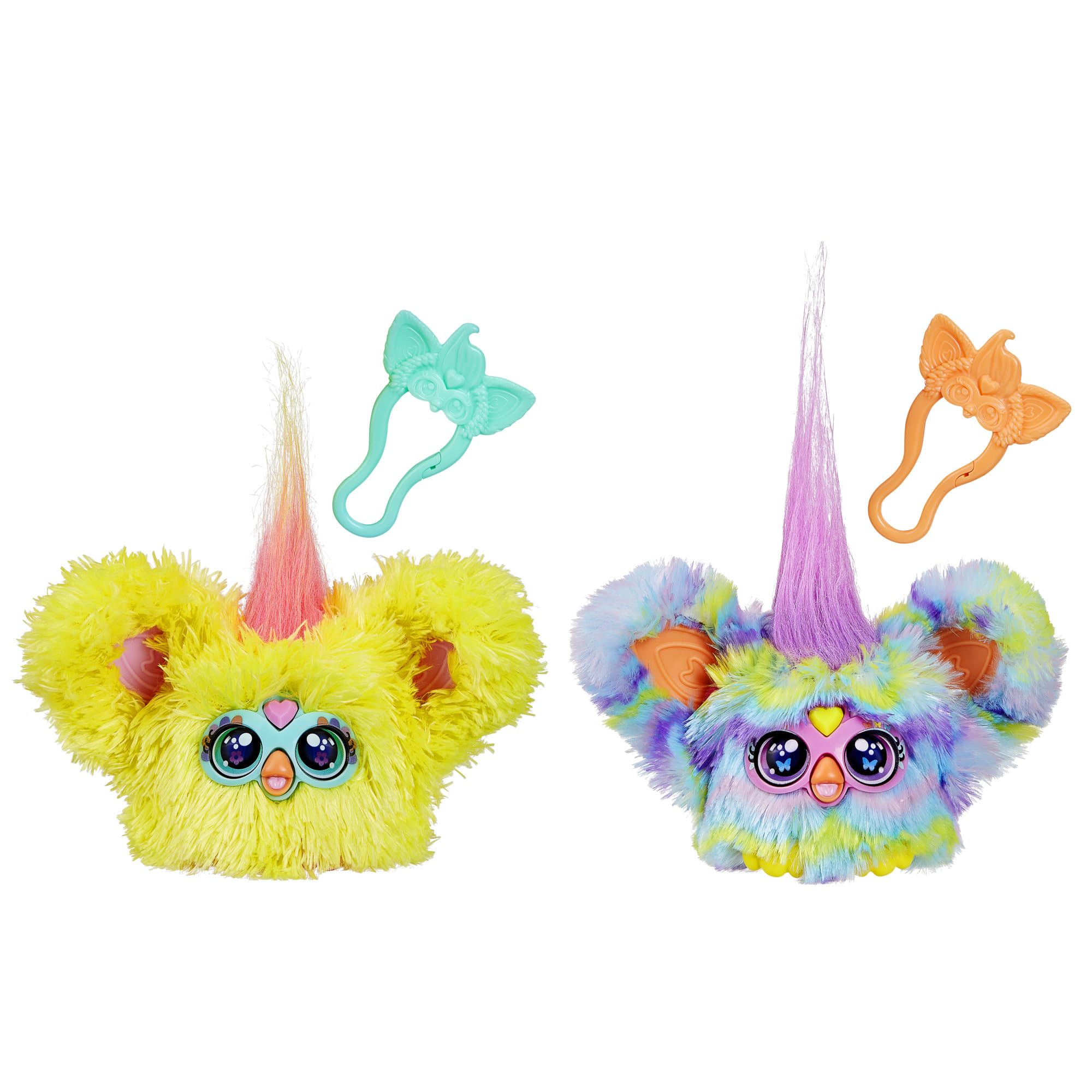 Furby Furblets 2 Pack of Spring Mini Friends Nug-Ette & Swee-Dee, Easter Egg & Chick Themed, Electronic Plush Toys, Multicolor, Back to School Gifts, Ages 6+ (Amazon Exclusive)