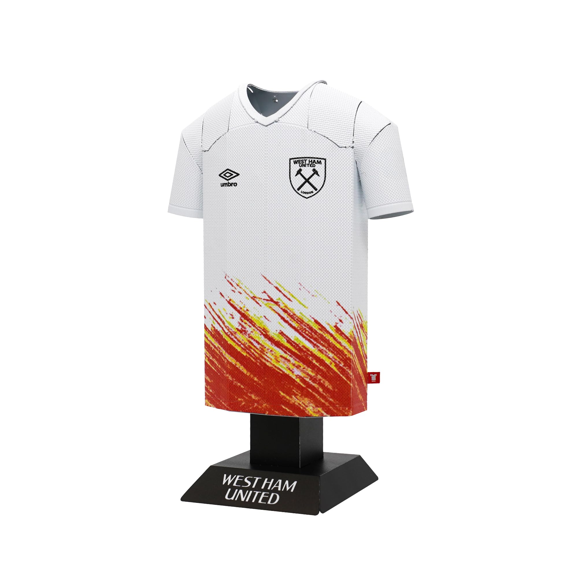 West Ham 22/23 Retro Metal Third Alloy Shirt – Official Licensed Miniature Metal Replica Shirt Display Gift