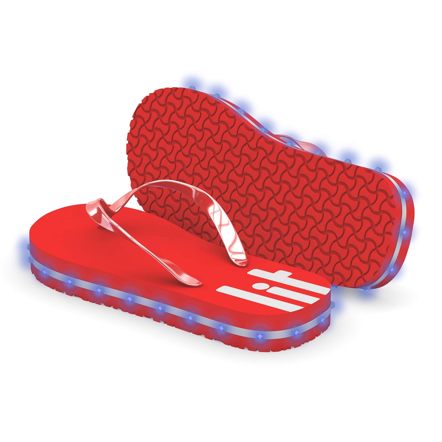 Litflip LightUp Flip Flop Sandals for Men, WaterResistant & Sandproof