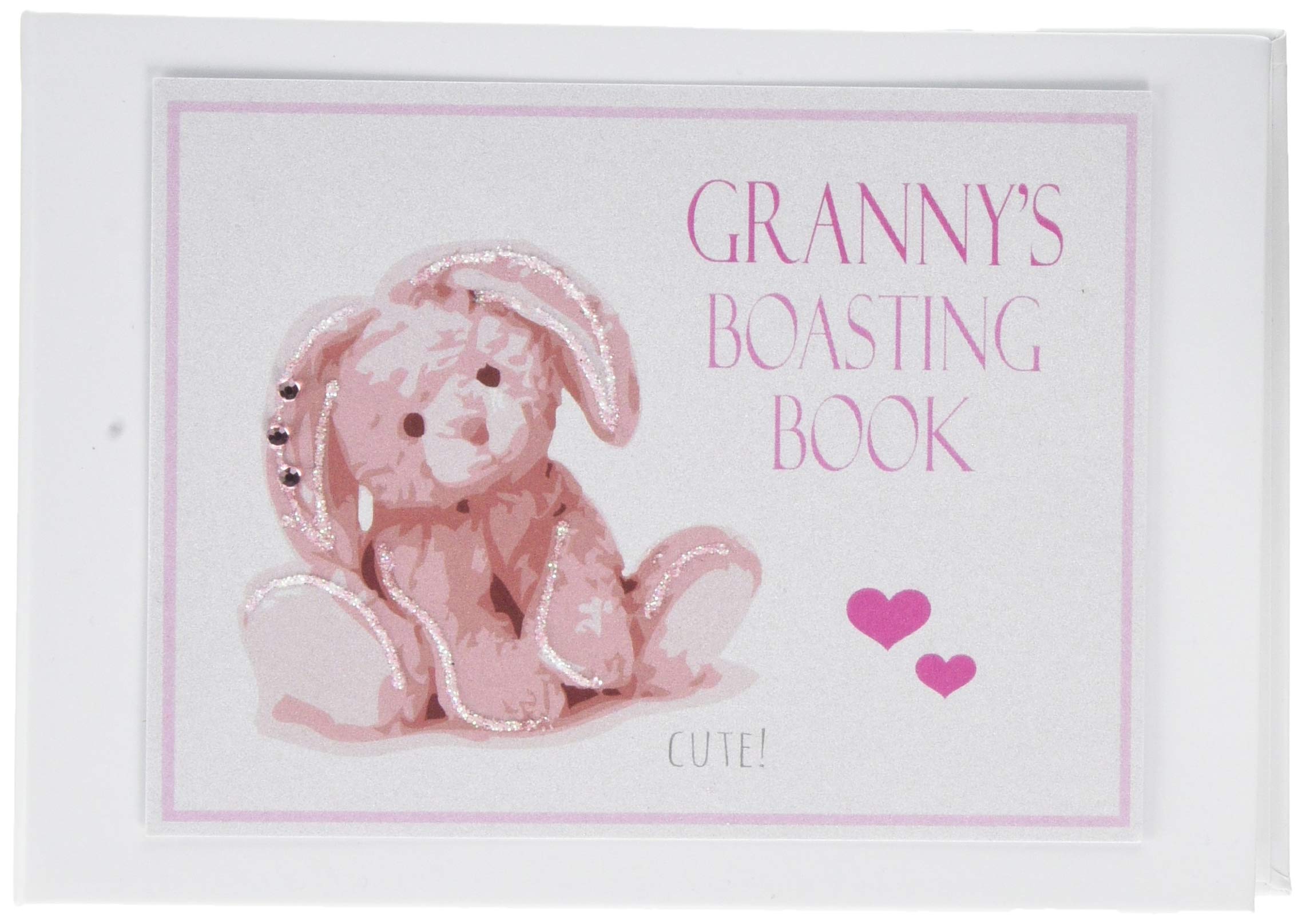 White Cotton Cards Pink Granny's Boasting Book, Photo Album (NRP1T), of