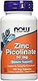 NOW Zinc Picolinate,120 Veg Capsules