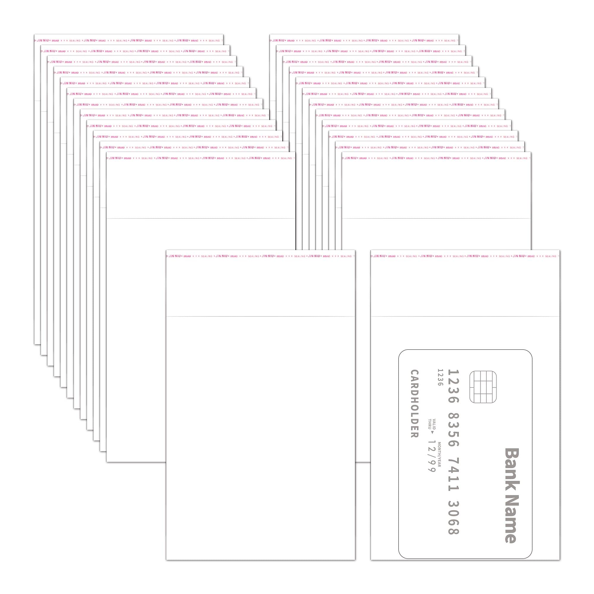 300pcs Transparent Adhesive Cellophane Bags 3" x 4" Self Sealing Cello Plastic Bags 50µm Small Clear OPP Poly Bags for Jewelry Earrings Candies Bakery Candle Soap Cookie(8 Sizes for Choosing)