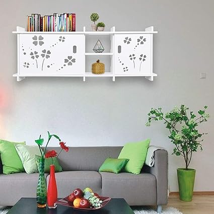 3 Shelf Storage Rack Bookcase Overhead Shelving Unit Modular