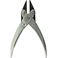 Chain-Nose Parallel Pliers with Spring, 5-1/2 inch long, Smoth Jaws: Apply even pressure every time. Jewelry Making and Repair Tool