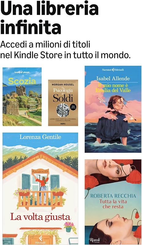 Kindle Colorsoft da 16 GB (ultimo modello): ora più sottile e leggero, schermo a colori da 7” luce calda - Grafite