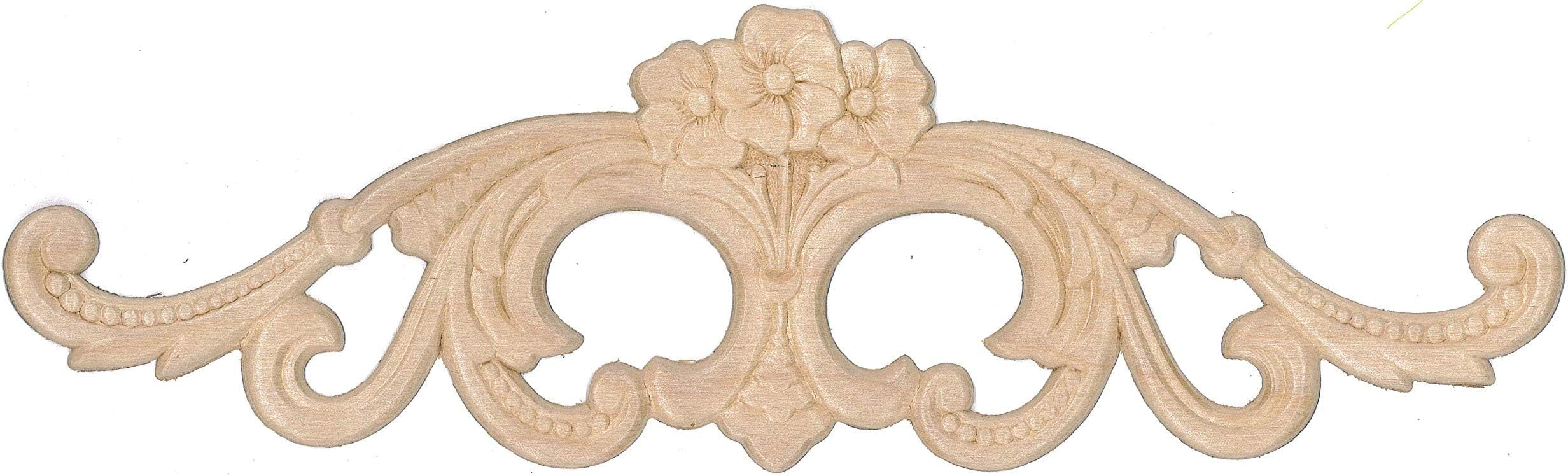 574 Birch Embossed Wooden Applique (14 1/4" x4 1/4")