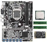 Oikabio B75 BTC Mining Motherboard w/ G530 CPU, 16GB RAM, 120GB SSD, 12 USB3.0 view 1