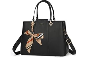 Purses for Women Handbags for Women Leather Top-Handle Handbag Ladies Purse Satchel Shoulder Bags Crossbody Bag Balck