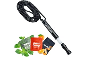 FOREST BREATH Quit Smoking Breathing Necklace V3 - Flavored Air Device for Stop Smoking and Anxiety Relief, Naturally Switch from Bad Habits | Breathlink with 3 Packs of Cores