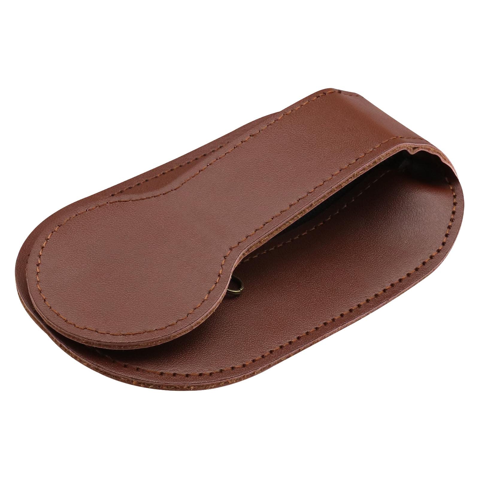 VGOL Rustic Coin Purse Pouch Vintage Foldable Coin Pocket PU Durable EDC Wallet Mini Coin Change Holder Carrier for Outdoor Sports Men Women