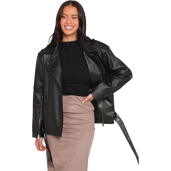 Vigoss Womens Faux Leather Lightweight Motorcycle Jacket Taupe S at Amazon Women's Coats Shop Vigoss Womens Faux Leather Lightweight Motorcycle Jacket Taupe S at Amazon Women's Coats Shop