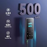 AGPTEK Bluetooth 5.3 MP3 Player 64GB Expands to 128GB 2.4in FM Radio view 6