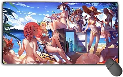 Amazon Co Jp セクシーで燃えるアニメ美女 大型 マウスパッド ゲーミング ジャンボ 巨大 キャラクター アニメ 特大型 周辺機器 アニメ 漫画のキャラクターのマウスパッド 防水 滑り止め 1000 500 4mm パソコン 周辺機器