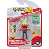 Pokemon Battle Figure 3PK MORPEKO, Bulbasaur, RABOOT