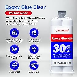 PLJOFRSHI Clear ab Epoxy Glue ，Multipurpose epoxy