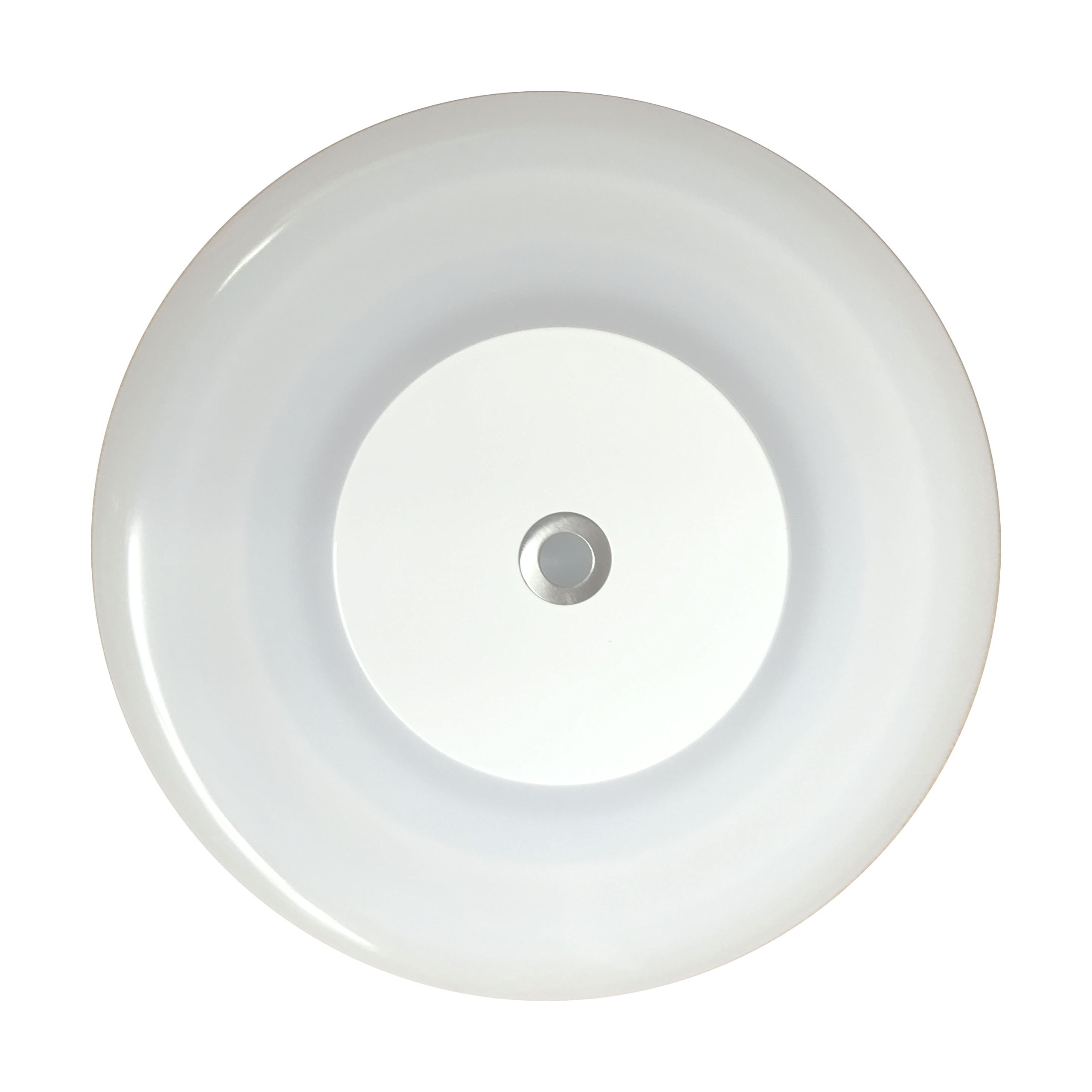 lighteu, 12 V 7 W (12x12x1cm) Two Colour (Warm White/Blue) Panel Light, Building LED Ceiling Light with Touch Switch and Touch Dimmer Caravan Motorhome