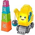 Fisher-Price Baby & Toddler Learning Toy Count & Stack Crane with Blocks, Lights, Music & Sounds for Infants Ages 9+ Months