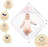 Mother's Choice Organic Cotton Baby Poncho with Hood 84x84 cm 3D Butterfly view 4