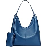 Genuine Leather Purses for Women Large Hobo Shoulder Bag Slouchy Handbag for Work, Shopping and Everyday Use