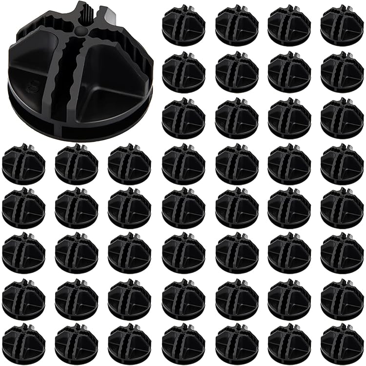 Plastic Wire Grid Connectors for Mini Grid Store Display Black Lot of 100 NEW We offer a premium