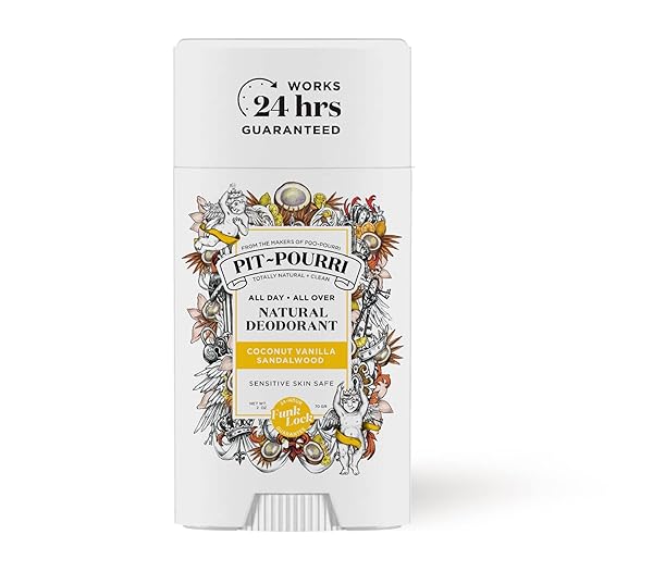 PIT POURRI ALL DAY-ALL OVER NATURAL DEODORANT, COCONUT...