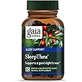Gaia Herbs SleepThru - Natural Sleep Support Supplement with Organic Ashwagandha Root, Organic Magnolia Bark, Passionflower, and Jujube Date - 60 Vegan Liquid Phyto-Capsules (30-Day Supply)
