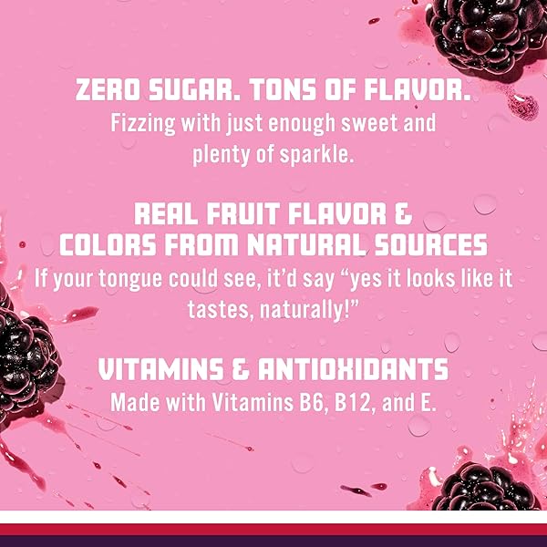 SPARKLING ICE, GRAPE RASPBERRY SPARKLING WATER, ZERO SUGAR FLAVORED WATER, WITH VITAMINS AND ANTIOXIDANTS, LOW CALORIE BEVERAGE, 17 FL OZ BOTTLES (PACK OF 12)