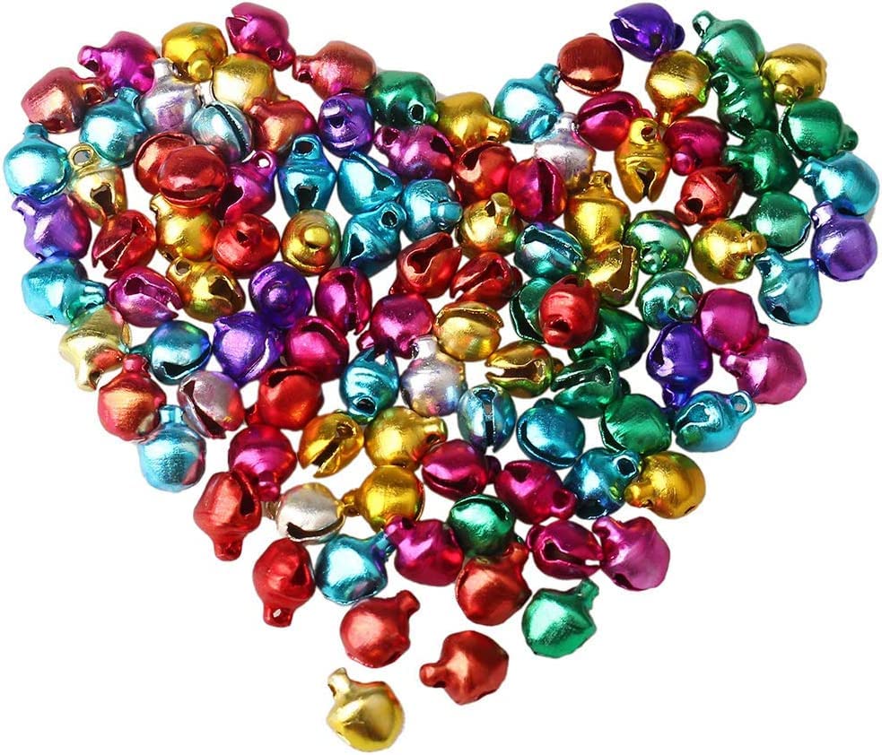 EliteKoopers 6mm Jingle Bell Beads For Xmas Craft Christmas Charms Jewellery Decor Item — image 1