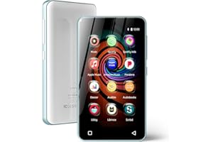 160GB MP3 Player with Bluetooth and WiFi, innioasis Music Player with Spotify,Pandora,Amazon Music,4" Touch Screen Android MP4 MP3 Player for Kids with Libby,Audible,Spotify Kids (SkyBlue)