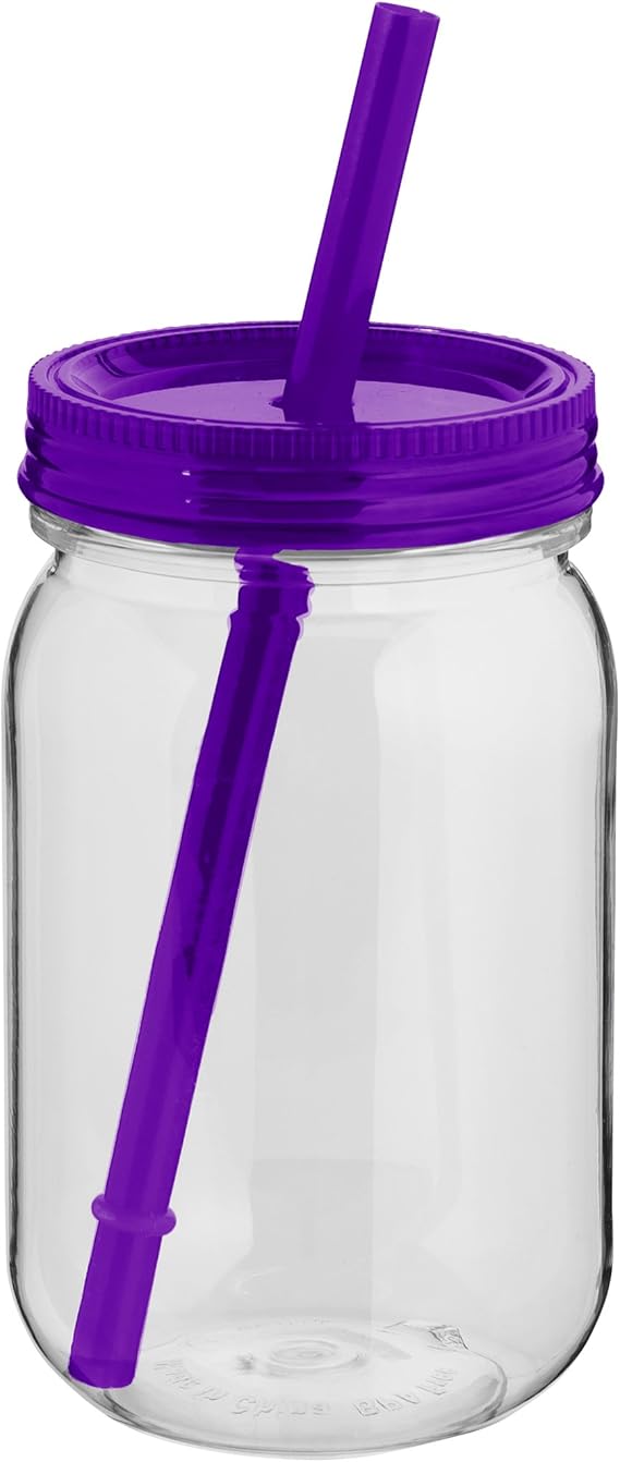 Amazon Co Jp ブレット Bullet Binx メイソンジャー ボトル 水筒 ドリンク ウォーターボトル 15 1 X 9 Cm パープル ホーム キッチン