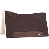 Classic Equine Performance Trainer Saddle Pad, Felt Top, Coffee