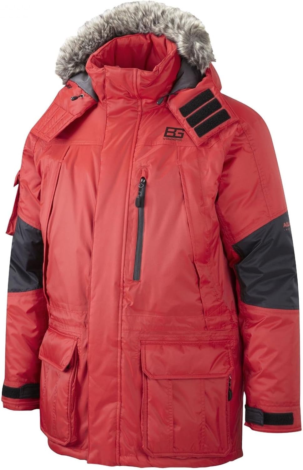 Craghoppers Men's Grylls Polar JacketBear Red/Black, Small Amazon.co.uk Clothing
