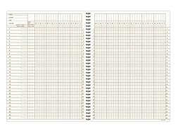 Whaley Gradebook (9 x 12 inches) 2-Line Grade And
