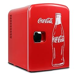 Coca-Cola Classic Coke Bottle 4L Mini Fridge w/ 12V