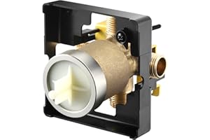 Shower Valve Body for Delta 13,14,17 or 17T Series Trim Kits, Universal Multifunction Rough in Shower Valve,Brass Body