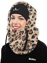 Shy Velvet Balaclava Ski Mask for Women and Men