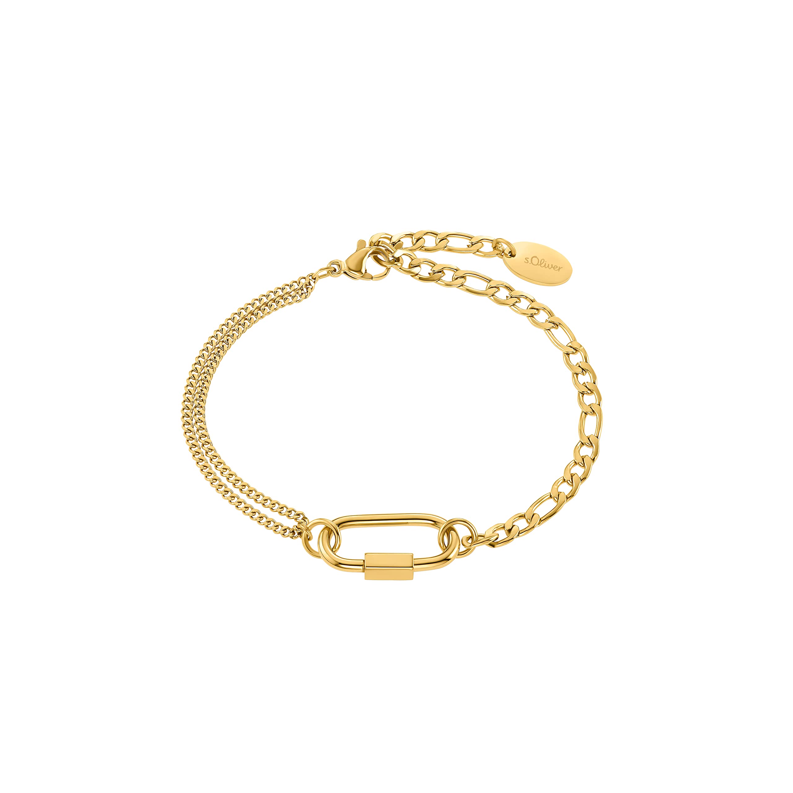 s.Oliver Bracelet for women, Jewellery, Stainless Steel IP Gold
