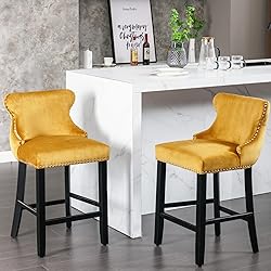 DKLGG Counter Height Bar Stools Set of