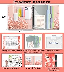 3 Ring Binder 2 Inch, Three Ring Binder Organizer