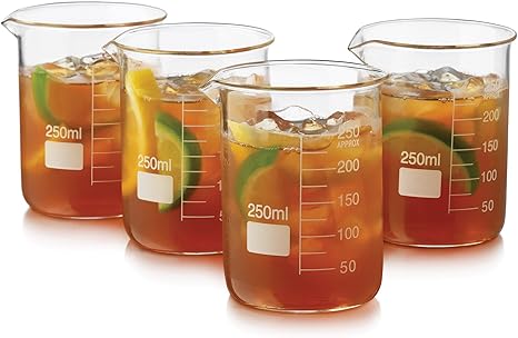 Amazon Com Libbey 4 Piece Beaker Set Clear Mixed Drinkware Sets