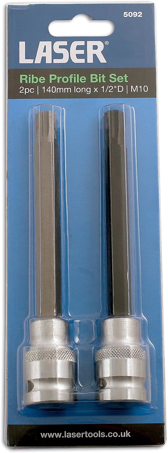 Laser 5092 Ribe Profile Bit Set 1/2"D 2pc - Image 3