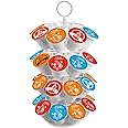 SHURFFY Coffee Pod Carousel Holder,Compatible with K-Cups Organizer Compatible with 36 Cup Pods,Spins 360-Degrees