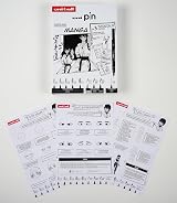 uni-ball PIN Manga Starter Set Fineliners 3 Fineliner 5 Brush Tip 1 Pencil view 4